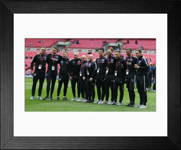 Framed Print : Emirates FA Cup Semi-Final: Manchester City vs. Brighton & Hove Albion Showdown at Wembley Stadium (06.04.19) Framed Print : Emirates FA Cup Semi-Final: Manchester City vs. Brighton & Hove Albion Showdown at Wembley Stadium (06.04.19)