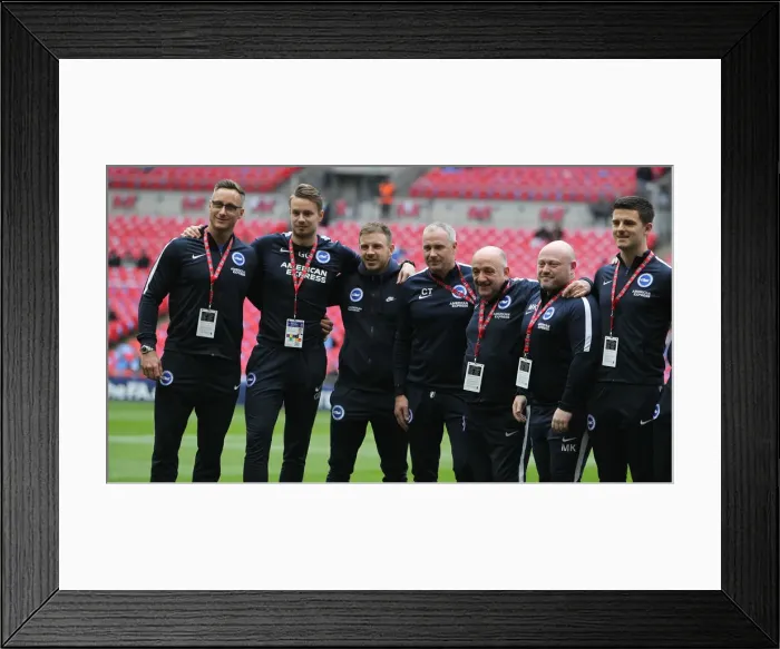 Framed Print : Manchester City vs. Brighton and Hove Albion: Emirates FA Cup Semi-Final Showdown at Wembley Stadium (06APR19) Framed Print : Manchester City vs. Brighton and Hove Albion: Emirates FA Cup Semi-Final Showdown at Wembley Stadium (06APR19)