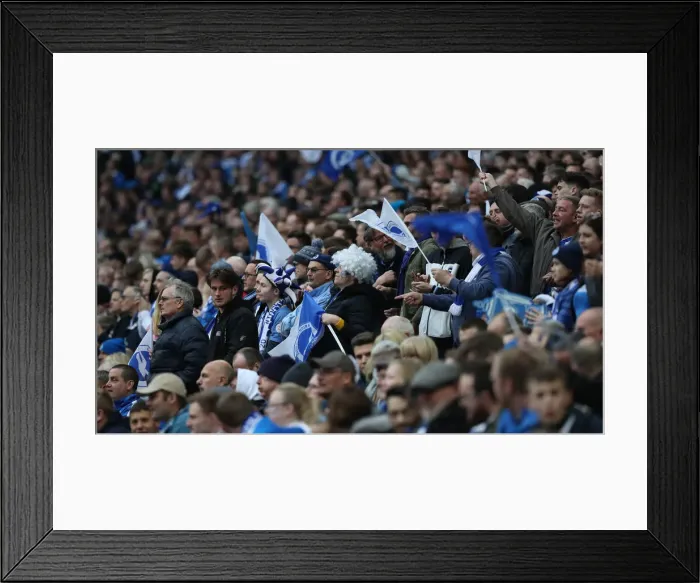 Framed Print : Manchester City vs. Brighton and Hove Albion: FA Cup Semi-Final Battle at Wembley Stadium (06APR19) Framed Print : Manchester City vs. Brighton and Hove Albion: FA Cup Semi-Final Battle at Wembley Stadium (06APR19)