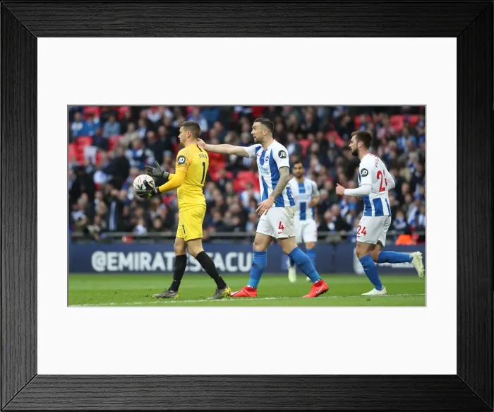 Framed Print : Manchester City vs. Brighton & Hove Albion: FA Cup Semi-Final Battle at Wembley Stadium (06APR19) Framed Print : Manchester City vs. Brighton & Hove Albion: FA Cup Semi-Final Battle at Wembley Stadium (06APR19)