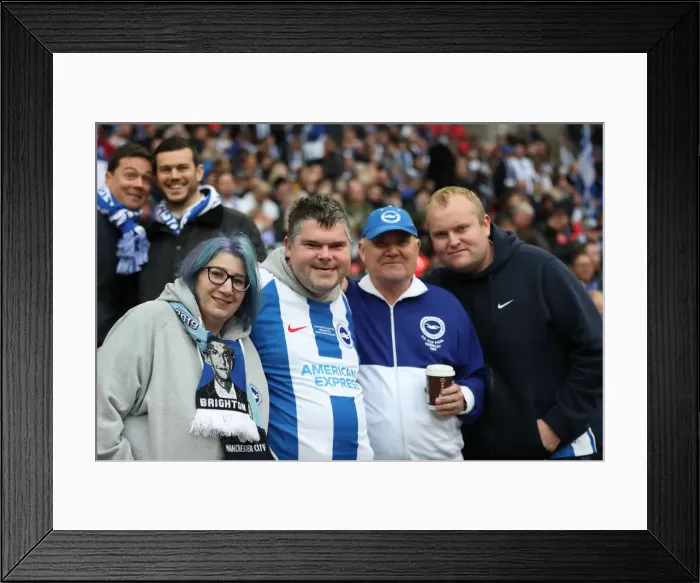 Framed Print : Manchester City vs. Brighton and Hove Albion: FA Cup Semi-Final Battle at Wembley Stadium (06APR19) Framed Print : Manchester City vs. Brighton and Hove Albion: FA Cup Semi-Final Battle at Wembley Stadium (06APR19)