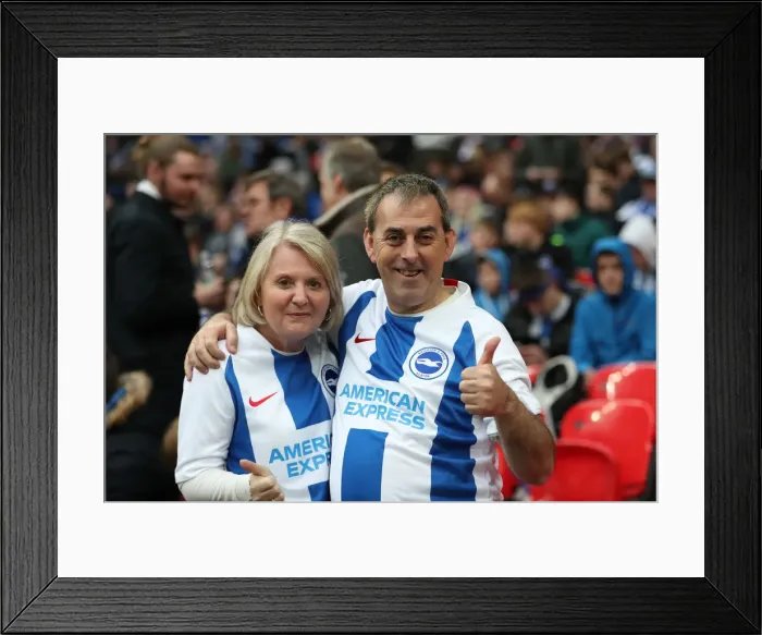 Framed Print : Manchester City vs. Brighton and Hove Albion: FA Cup Semi-Final Battle at Wembley Stadium (06APR19) Framed Print : Manchester City vs. Brighton and Hove Albion: FA Cup Semi-Final Battle at Wembley Stadium (06APR19)