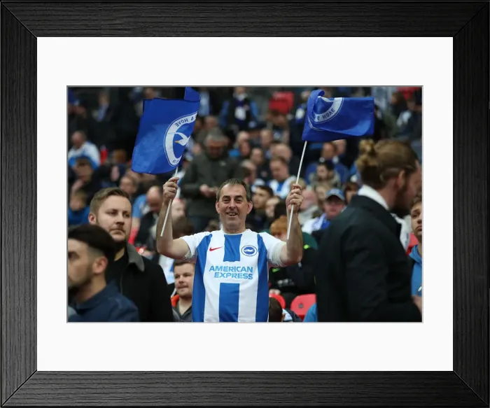 Framed Print : Emirates FA Cup Semi-Final: Manchester City vs. Brighton & Hove Albion Showdown at Wembley Stadium (06.04.19) Framed Print : Emirates FA Cup Semi-Final: Manchester City vs. Brighton & Hove Albion Showdown at Wembley Stadium (06.04.19)
