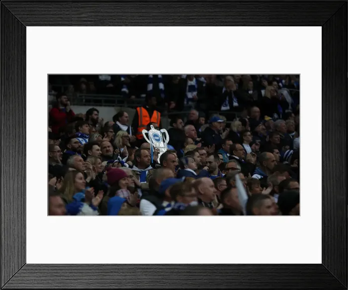 Framed Print : Emirates FA Cup Semi-Final: Manchester City vs. Brighton & Hove Albion Showdown at Wembley Stadium (06.04.19) Framed Print : Emirates FA Cup Semi-Final: Manchester City vs. Brighton & Hove Albion Showdown at Wembley Stadium (06.04.19)