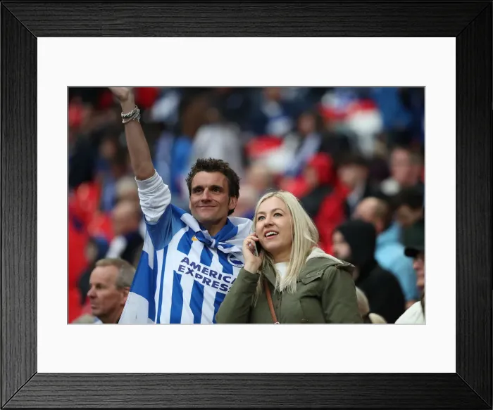 Framed Print : Manchester City vs. Brighton and Hove Albion: FA Cup Semi-Final Battle at Wembley Stadium (06.04.19) Framed Print : Manchester City vs. Brighton and Hove Albion: FA Cup Semi-Final Battle at Wembley Stadium (06.04.19)