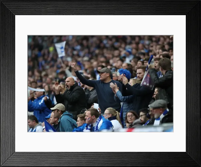 Framed Print : Manchester City vs. Brighton and Hove Albion: FA Cup Semi-Final Battle at Wembley Stadium (06APR19) Framed Print : Manchester City vs. Brighton and Hove Albion: FA Cup Semi-Final Battle at Wembley Stadium (06APR19)