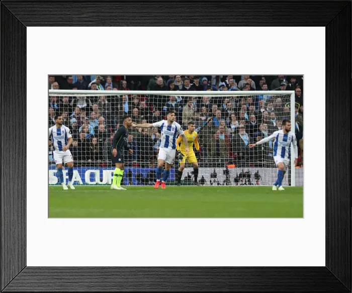 Framed Print : Manchester City vs. Brighton & Hove Albion: Emirates FA Cup Semi-Final Battle at Wembley Stadium (06.04.19) Framed Print : Manchester City vs. Brighton & Hove Albion: Emirates FA Cup Semi-Final Battle at Wembley Stadium (06.04.19)