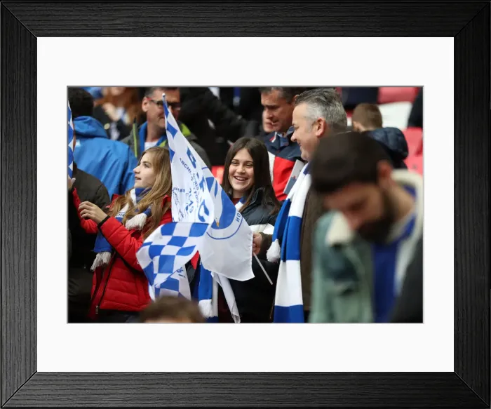 Framed Print : Manchester City vs. Brighton and Hove Albion: Emirates FA Cup Semi-Final Battle at Wembley Stadium (06APR19) Framed Print : Manchester City vs. Brighton and Hove Albion: Emirates FA Cup Semi-Final Battle at Wembley Stadium (06APR19)