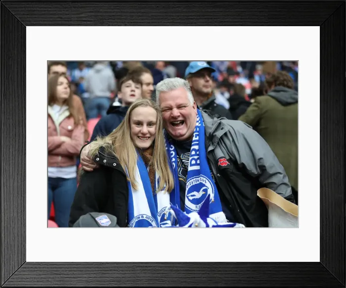 Framed Print : Emirates FA Cup Semi-Final: Manchester City vs. Brighton & Hove Albion Showdown at Wembley Stadium (06.04.19) Framed Print : Emirates FA Cup Semi-Final: Manchester City vs. Brighton & Hove Albion Showdown at Wembley Stadium (06.04.19)