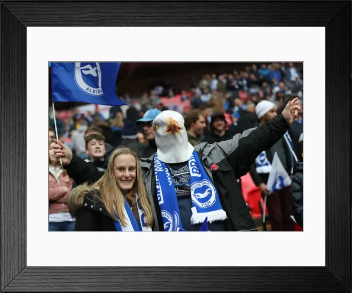Framed Print : Emirates FA Cup Semi-Final: Manchester City vs. Brighton & Hove Albion Showdown at Wembley Stadium (06.04.19) Framed Print : Emirates FA Cup Semi-Final: Manchester City vs. Brighton & Hove Albion Showdown at Wembley Stadium (06.04.19)