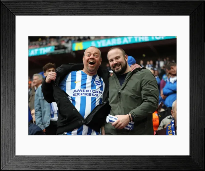 Framed Print : Manchester City vs. Brighton and Hove Albion: FA Cup Semi-Final Battle at Wembley Stadium (06APR19) Framed Print : Manchester City vs. Brighton and Hove Albion: FA Cup Semi-Final Battle at Wembley Stadium (06APR19)