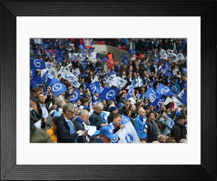Framed Print : Emirates FA Cup Semi-Final: Manchester City vs. Brighton & Hove Albion Showdown at Wembley Stadium (06.04.19) Framed Print : Emirates FA Cup Semi-Final: Manchester City vs. Brighton & Hove Albion Showdown at Wembley Stadium (06.04.19)