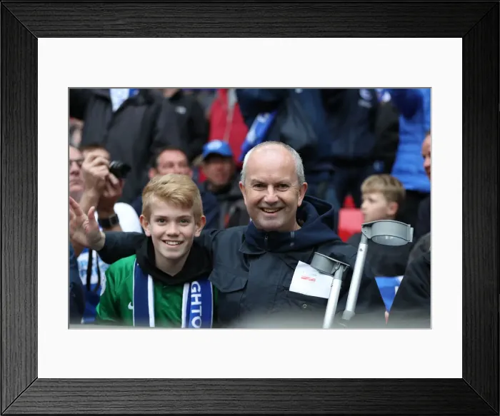 Framed Print : Manchester City vs. Brighton and Hove Albion: FA Cup Semi-Final Battle at Wembley Stadium (06APR19) Framed Print : Manchester City vs. Brighton and Hove Albion: FA Cup Semi-Final Battle at Wembley Stadium (06APR19)