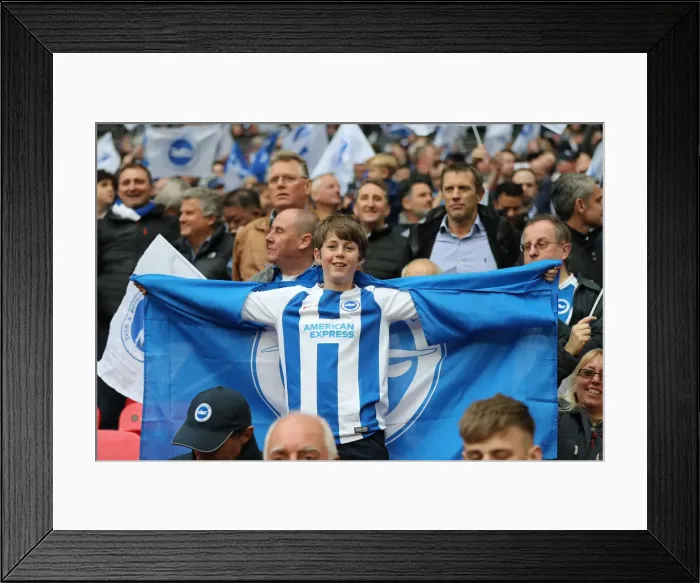 Framed Print : Manchester City vs. Brighton and Hove Albion: FA Cup Semi-Final Battle at Wembley Stadium (06APR19) Framed Print : Manchester City vs. Brighton and Hove Albion: FA Cup Semi-Final Battle at Wembley Stadium (06APR19)