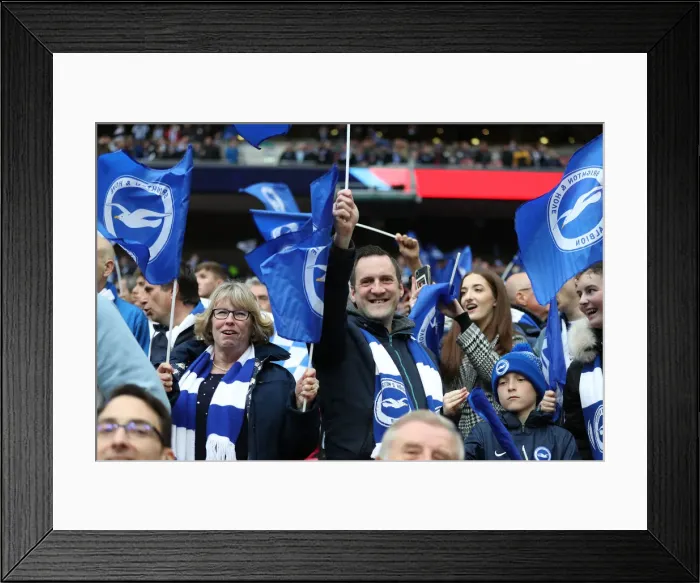 Framed Print : Emirates FA Cup Semi-Final: Manchester City vs. Brighton & Hove Albion Showdown at Wembley Stadium (06.04.19) Framed Print : Emirates FA Cup Semi-Final: Manchester City vs. Brighton & Hove Albion Showdown at Wembley Stadium (06.04.19)