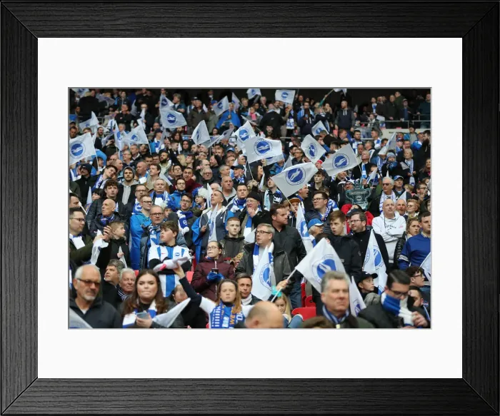 Framed Print : Emirates FA Cup Semi-Final: Manchester City vs. Brighton & Hove Albion Showdown at Wembley Stadium (06.04.19) Framed Print : Emirates FA Cup Semi-Final: Manchester City vs. Brighton & Hove Albion Showdown at Wembley Stadium (06.04.19)