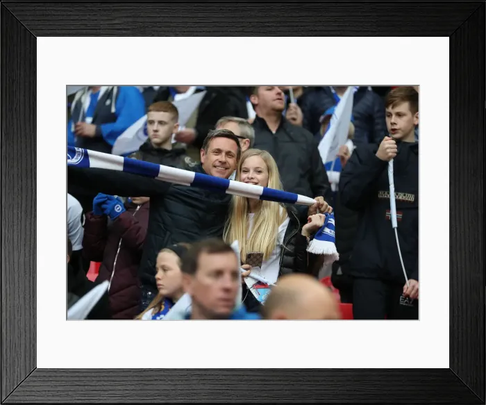 Framed Print : Emirates FA Cup Semi-Final: Manchester City vs. Brighton & Hove Albion at Wembley Stadium (06.04.19) Framed Print : Emirates FA Cup Semi-Final: Manchester City vs. Brighton & Hove Albion at Wembley Stadium (06.04.19)