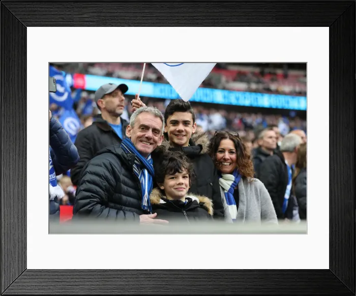 Framed Print : Manchester City vs. Brighton & Hove Albion: FA Cup Semi-Final Battle at Wembley Stadium (06APR19) Framed Print : Manchester City vs. Brighton & Hove Albion: FA Cup Semi-Final Battle at Wembley Stadium (06APR19)