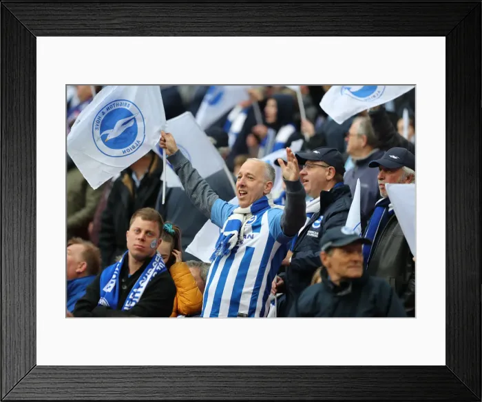 Framed Print : FA Cup Semi-Final Showdown: Manchester City vs. Brighton & Hove Albion at Wembley Stadium (06APR19) Framed Print : FA Cup Semi-Final Showdown: Manchester City vs. Brighton & Hove Albion at Wembley Stadium (06APR19)