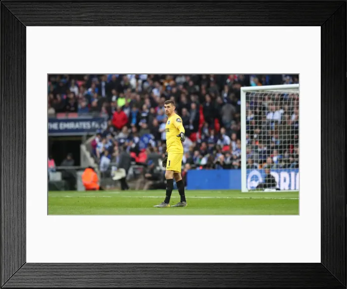 Framed Print : Manchester City vs. Brighton and Hove Albion: FA Cup Semi-Final Battle at Wembley Stadium (06APR19) Framed Print : Manchester City vs. Brighton and Hove Albion: FA Cup Semi-Final Battle at Wembley Stadium (06APR19)