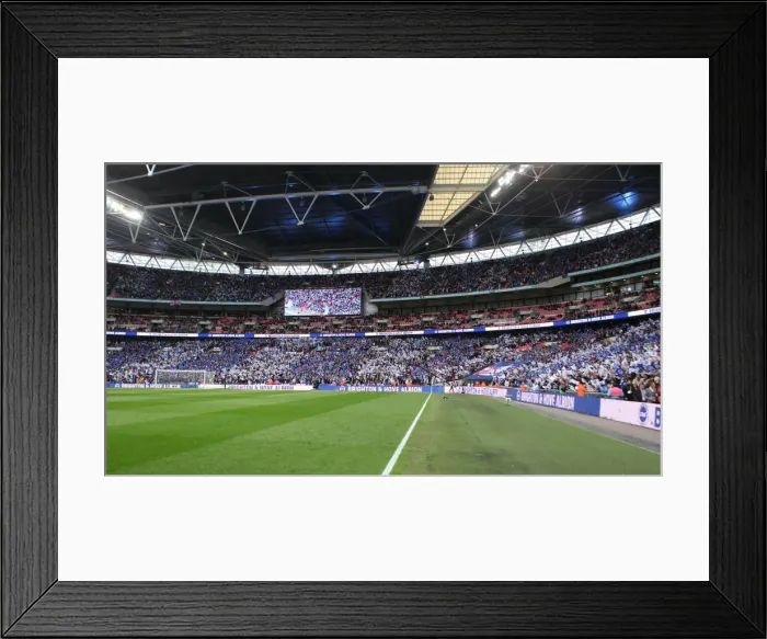 Framed Print : Emirates FA Cup Semi-Final: Manchester City vs. Brighton & Hove Albion Showdown at Wembley Stadium (06.04.19) Framed Print : Emirates FA Cup Semi-Final: Manchester City vs. Brighton & Hove Albion Showdown at Wembley Stadium (06.04.19)