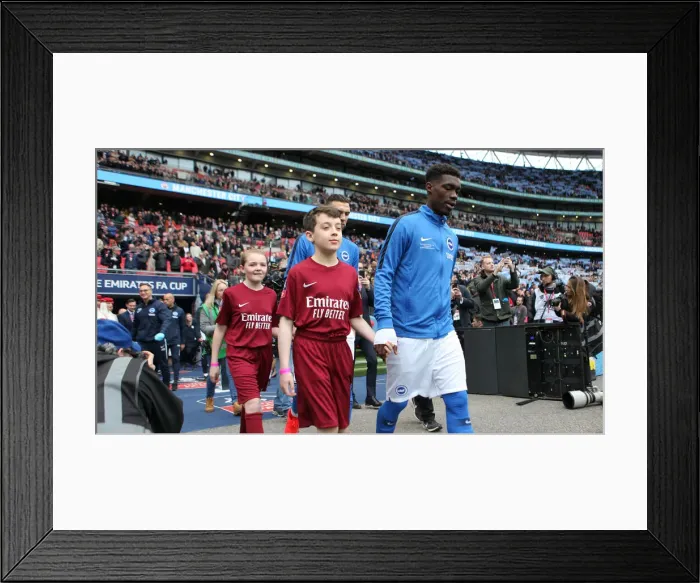 Framed Print : Emirates FA Cup Semi-Final: Manchester City vs. Brighton & Hove Albion Showdown at Wembley Stadium (06.04.19) Framed Print : Emirates FA Cup Semi-Final: Manchester City vs. Brighton & Hove Albion Showdown at Wembley Stadium (06.04.19)