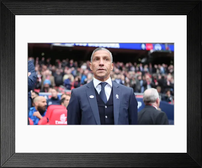 Framed Print : Manchester City vs. Brighton and Hove Albion: FA Cup Semi-Final Battle at Wembley Stadium (06.04.19) Framed Print : Manchester City vs. Brighton and Hove Albion: FA Cup Semi-Final Battle at Wembley Stadium (06.04.19)