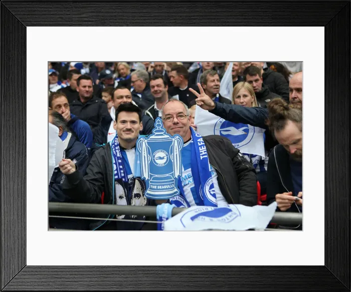Framed Print : Emirates FA Cup Semi-Final: Manchester City vs. Brighton & Hove Albion Showdown at Wembley Stadium (06.04.19) Framed Print : Emirates FA Cup Semi-Final: Manchester City vs. Brighton & Hove Albion Showdown at Wembley Stadium (06.04.19)