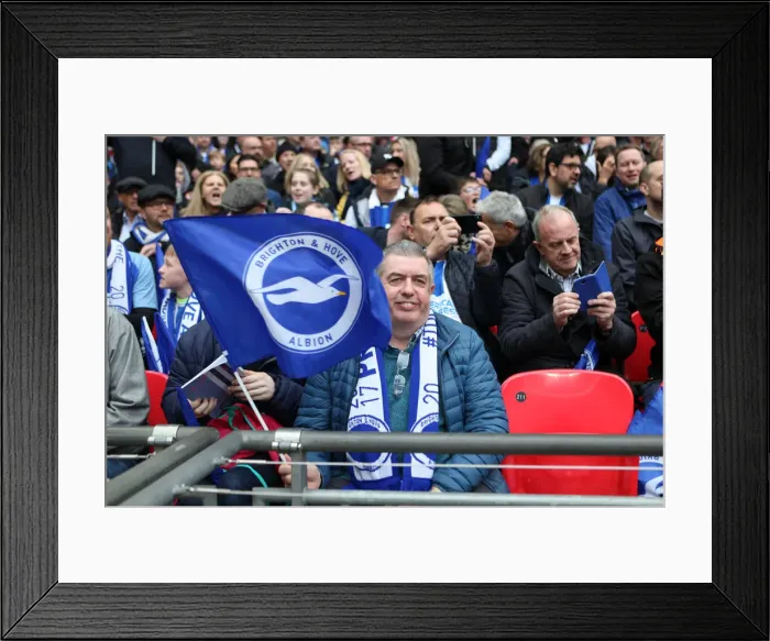 Framed Print : Emirates FA Cup Semi-Final: Manchester City vs. Brighton & Hove Albion at Wembley Stadium (06.04.19) Framed Print : Emirates FA Cup Semi-Final: Manchester City vs. Brighton & Hove Albion at Wembley Stadium (06.04.19)
