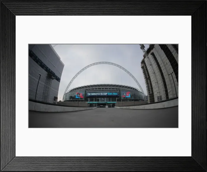 Framed Print : Manchester City vs. Brighton and Hove Albion: FA Cup Semi-Final Battle at Wembley Stadium (06APR19) Framed Print : Manchester City vs. Brighton and Hove Albion: FA Cup Semi-Final Battle at Wembley Stadium (06APR19)