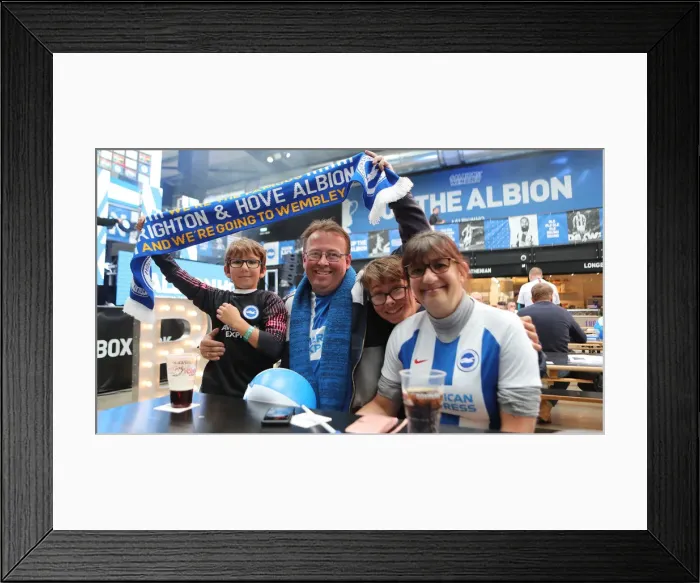 Framed Print : Emirates FA Cup Semi-Final: Manchester City vs. Brighton & Hove Albion Showdown at Wembley Stadium (06.04.19) Framed Print : Emirates FA Cup Semi-Final: Manchester City vs. Brighton & Hove Albion Showdown at Wembley Stadium (06.04.19)