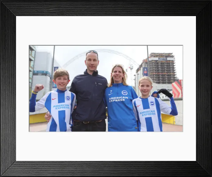 Framed Print : Manchester City vs. Brighton and Hove Albion: FA Cup Semi-Final Battle at Wembley Stadium (06APR19) Framed Print : Manchester City vs. Brighton and Hove Albion: FA Cup Semi-Final Battle at Wembley Stadium (06APR19)
