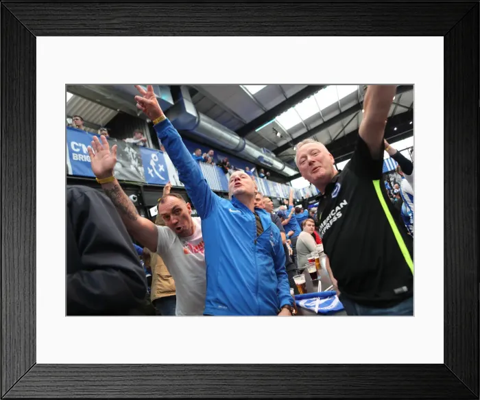Framed Print : Manchester City vs. Brighton and Hove Albion: Emirates FA Cup Semi-Final Showdown at Wembley Stadium (06APR19) Framed Print : Manchester City vs. Brighton and Hove Albion: Emirates FA Cup Semi-Final Showdown at Wembley Stadium (06APR19)