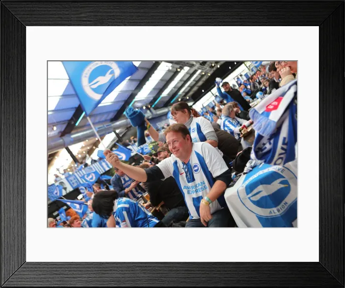 Framed Print : Emirates FA Cup Semi-Final: Manchester City vs. Brighton & Hove Albion at Wembley Stadium (06.04.19) Framed Print : Emirates FA Cup Semi-Final: Manchester City vs. Brighton & Hove Albion at Wembley Stadium (06.04.19)