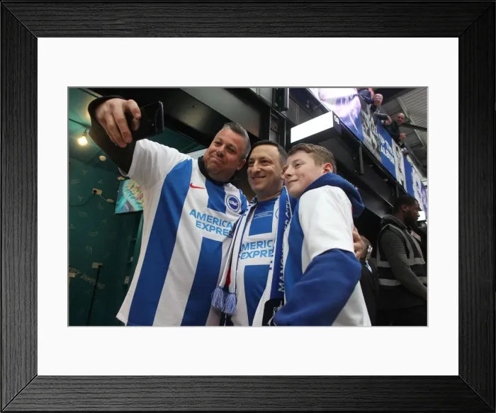 Framed Print : Emirates FA Cup Semi-Final: Manchester City vs. Brighton & Hove Albion Showdown at Wembley Stadium (06.04.19)