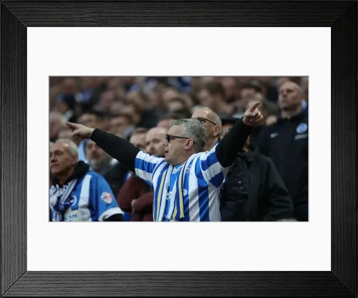 Framed Print : Manchester City vs. Brighton and Hove Albion: Emirates FA Cup Semi-Final Battle at Wembley Stadium (06APR19) Framed Print : Manchester City vs. Brighton and Hove Albion: Emirates FA Cup Semi-Final Battle at Wembley Stadium (06APR19)