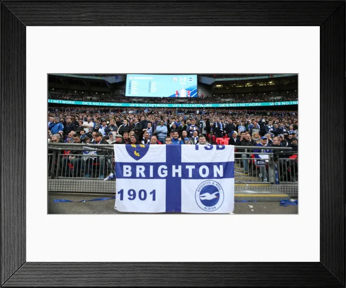 Framed Print : Emirates FA Cup Semi-Final: Manchester City vs. Brighton & Hove Albion Showdown at Wembley Stadium (06.04.19) Framed Print : Emirates FA Cup Semi-Final: Manchester City vs. Brighton & Hove Albion Showdown at Wembley Stadium (06.04.19)