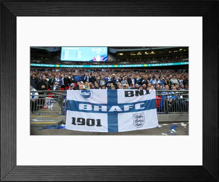 Framed Print : Emirates FA Cup Semi-Final: Manchester City vs. Brighton & Hove Albion Showdown at Wembley Stadium (06.04.19) Framed Print : Emirates FA Cup Semi-Final: Manchester City vs. Brighton & Hove Albion Showdown at Wembley Stadium (06.04.19)