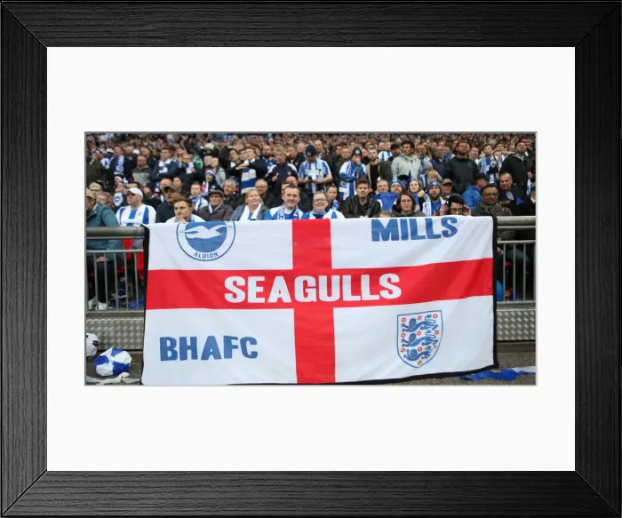 Framed Print : Emirates FA Cup Semi-Final: Manchester City vs. Brighton & Hove Albion Showdown at Wembley Stadium (06.04.19) Framed Print : Emirates FA Cup Semi-Final: Manchester City vs. Brighton & Hove Albion Showdown at Wembley Stadium (06.04.19)
