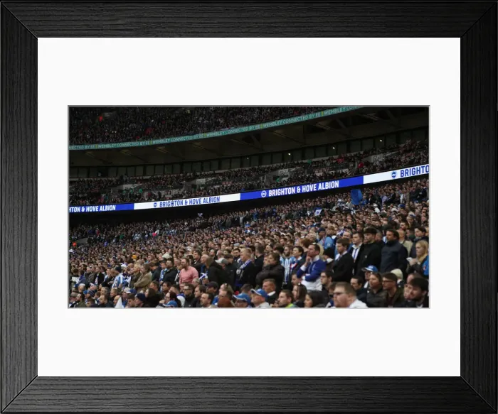 Framed Print : Emirates FA Cup Semi-Final: Manchester City vs. Brighton & Hove Albion Showdown at Wembley Stadium (06.04.19) Framed Print : Emirates FA Cup Semi-Final: Manchester City vs. Brighton & Hove Albion Showdown at Wembley Stadium (06.04.19)