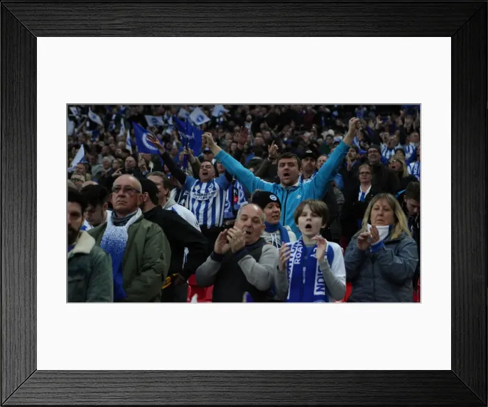 Framed Print : Manchester City vs. Brighton and Hove Albion: Emirates FA Cup Semi-Final Showdown at Wembley Stadium (06APR19) Framed Print : Manchester City vs. Brighton and Hove Albion: Emirates FA Cup Semi-Final Showdown at Wembley Stadium (06APR19)