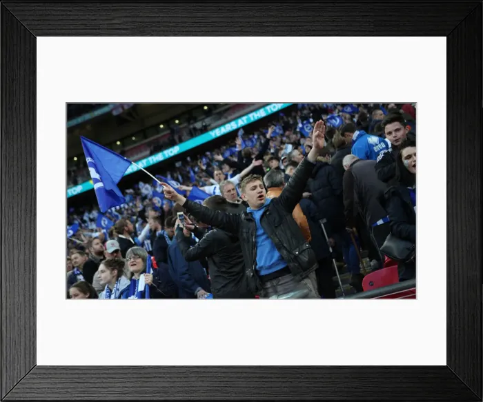 Framed Print : FA Cup Semi-Final Showdown at Wembley: Manchester City vs. Brighton and Hove Albion (06APR19) Framed Print : FA Cup Semi-Final Showdown at Wembley: Manchester City vs. Brighton and Hove Albion (06APR19)