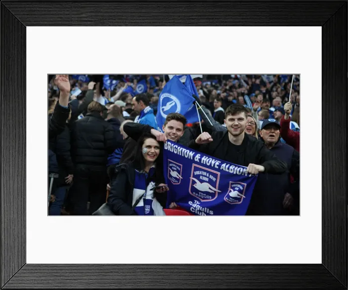 Framed Print : Manchester City vs. Brighton and Hove Albion: Emirates FA Cup Semi-Final Showdown at Wembley Stadium (06APR19) Framed Print : Manchester City vs. Brighton and Hove Albion: Emirates FA Cup Semi-Final Showdown at Wembley Stadium (06APR19)