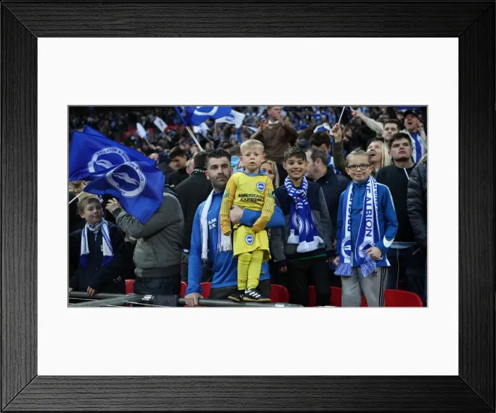Framed Print : Emirates FA Cup Semi-Final: Manchester City vs. Brighton & Hove Albion Showdown at Wembley Stadium (06.04.19) Framed Print : Emirates FA Cup Semi-Final: Manchester City vs. Brighton & Hove Albion Showdown at Wembley Stadium (06.04.19)