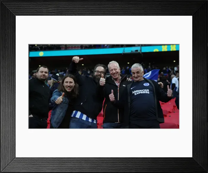 Framed Print : Manchester City vs. Brighton and Hove Albion: Emirates FA Cup Semi-Final Battle at Wembley Stadium (06APR19) Framed Print : Manchester City vs. Brighton and Hove Albion: Emirates FA Cup Semi-Final Battle at Wembley Stadium (06APR19)