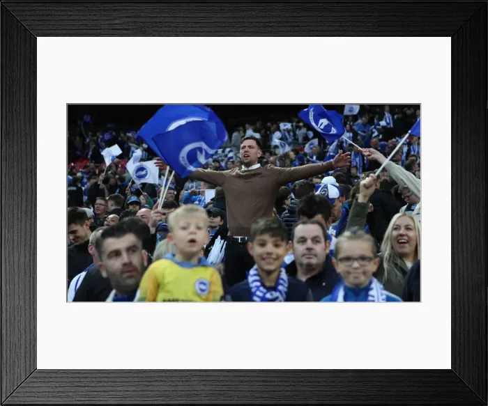 Framed Print : Manchester City vs. Brighton & Hove Albion: FA Cup Semi-Final Battle at Wembley Stadium (06APR19) Framed Print : Manchester City vs. Brighton & Hove Albion: FA Cup Semi-Final Battle at Wembley Stadium (06APR19)