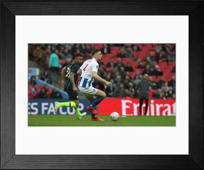 Framed Print : Emirates FA Cup Semi-Final: Manchester City vs. Brighton & Hove Albion at Wembley Stadium (06.04.19) Framed Print : Emirates FA Cup Semi-Final: Manchester City vs. Brighton & Hove Albion at Wembley Stadium (06.04.19)