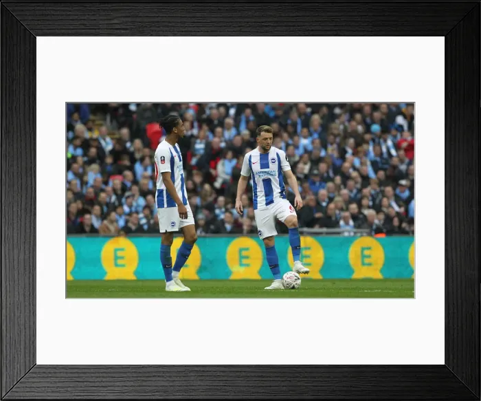 Framed Print : Manchester City vs. Brighton and Hove Albion: FA Cup Semi-Final Battle at Wembley Stadium (06APR19) Framed Print : Manchester City vs. Brighton and Hove Albion: FA Cup Semi-Final Battle at Wembley Stadium (06APR19)