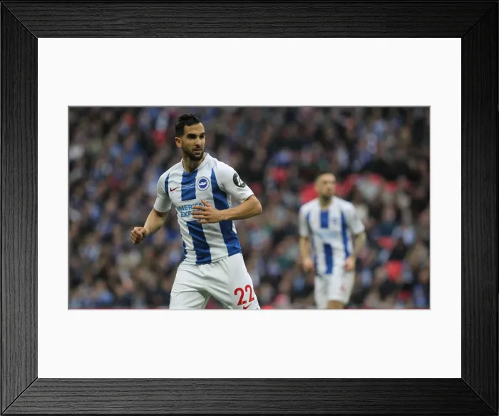 Framed Print : Manchester City vs. Brighton and Hove Albion: FA Cup Semi-Final Battle at Wembley Stadium (06APR19) Framed Print : Manchester City vs. Brighton and Hove Albion: FA Cup Semi-Final Battle at Wembley Stadium (06APR19)