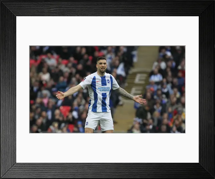 Framed Print : Manchester City vs. Brighton and Hove Albion: FA Cup Semi-Final Showdown at Wembley Stadium (06APR19) Framed Print : Manchester City vs. Brighton and Hove Albion: FA Cup Semi-Final Showdown at Wembley Stadium (06APR19)